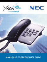 NEC Xen IPK Analogue Telephone User manual