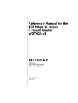 Netgear 108 MBPS WIRELESS WGT624 V3 User manual