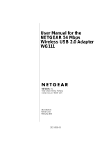 Netgear WG111v1 - 54 Mbps Wireless USB 2.0 Adapter User manual