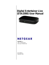 Netgear EVA2000 Owner's manual
