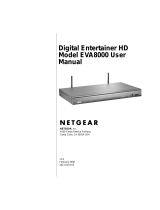 Netgear Digital Entertainer HD EVA8000 User manual