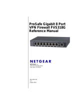 Netgear FVS318G User manual