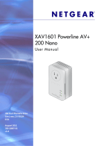 Netgear XAV1601 Powerline AV plus 200 Nano User manual