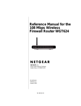 Netgear WGT624v1 - 108 Mbps Wireless Firewall Router User manual
