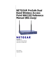 Netgear WAG102 - ProSafe Dual Band Wireless Access Point User manual