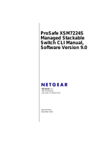 Netgear XSM7224S - ProSafe 10 Gigabit Stackable User manual