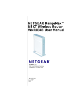 Netgear WNR834Bv2 RangeMax Next User manual
