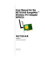 Netgear RangeMax WPN311 User manual