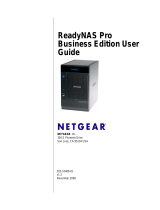 Netgear ReadyNAS Pro Business User manual