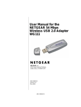 Netgear WG111UNA - DOUBLE 108MBPS WRLS USB 2.0 User manual