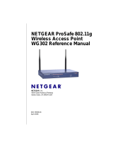 Netgear WG302 - 802.11g ProSafe Wireless Access Point Reference guide