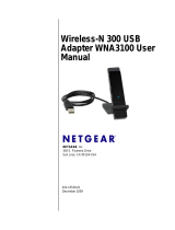Netgear WNA3100 User manual