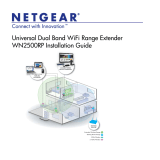 Netgear WN2500RP - Universal WiFi Range Extender Owner's manual