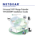 Netgear WN3000RP-100UKS User manual
