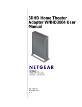 Netgear WNHD3004 - High Performance Wireless-N HD Home Theatre Adapter User manual