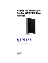 Netgear WNR2000-100NAS User manual