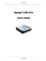 Netopia VOIP ATA User manual
