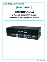 Network Technologies Unimux-DVI-4 User manual