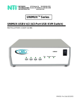 Network Technologies NTI UNIMUX UNIMUX-USBV-4 User manual