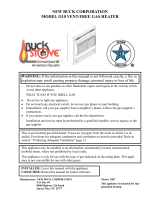 New Buck Corporation 1110 User manual