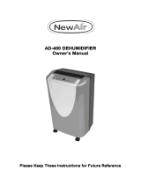 NewAir AD-400 User manual