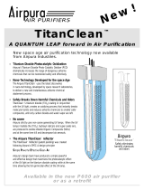 Airpura TitanClean P600 User manual