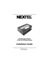 Nextel comm IR1200 User manual