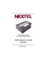 Nextel comm IR1200 User manual