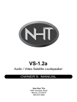 NHT VS-1.2a User manual