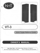 NHT VT-3 User manual
