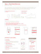 Nike nike + iPod Watchremote User manual