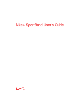 Nike + SportTBand User manual