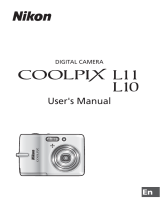 Nikon L10 User manual
