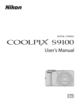 Nikon Coolpix S9100 User manual