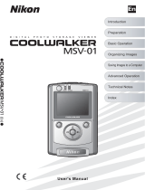 Nikon COOLWALKER MSV-01 User manual