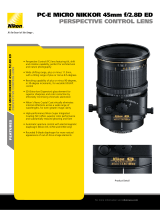 Nikon f/2.8D ED User manual