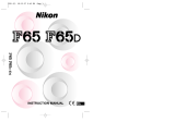 Nikon F65 User manual