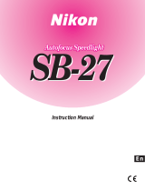 Nikon SB-27 User manual