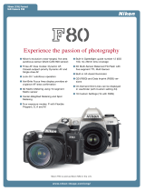 Nikon F80 User manual