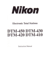 Nikon DTM-450 User manual