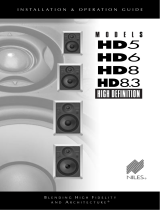 Niles HD8 User manual
