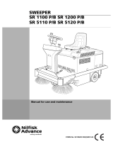 Nilfisk-Advance America SR 5110 P/B User manual