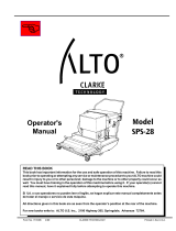 Clarke ALTO SPS-28 User manual