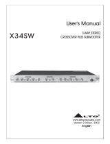 Alto X34SW User manual