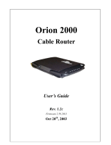 Nintendo Network Router 2000 User manual