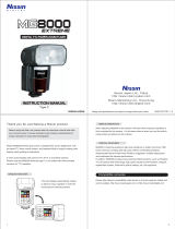 Nissin MG8000 Owner's manual