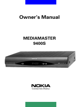 Nokia MEDIAMASTER 9400S User manual