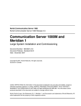 Nortel Networks Succession 1000M User manual