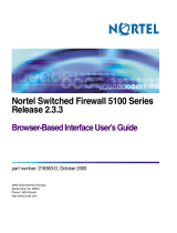 Nortel 5100 Series Release 2.3.3 User manual
