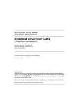 Nortel Networks Broadcast Server User manual